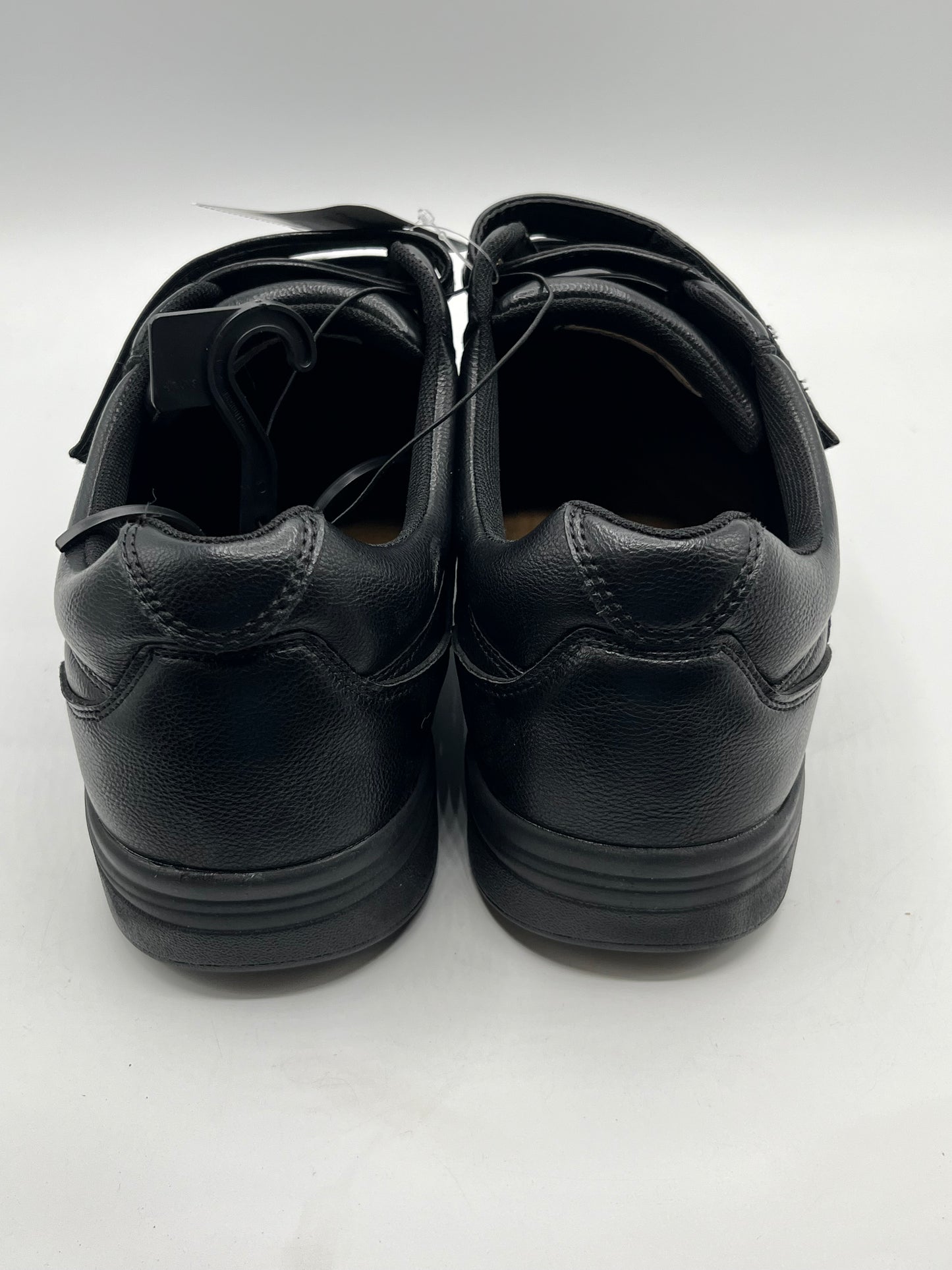 George casual black shoe size 13 wide strap opening