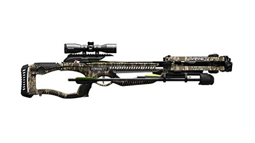 Barnett Whitetail Hunter Crossbow, with 4x32mm Multi-Reticle Scope, 2 Arrows, Lightweight Quiver, STR without Crank Device