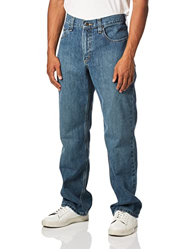 Carhartt mens Relaxed Fit 5-pocket jeans, Frontier, 36W x 30L US