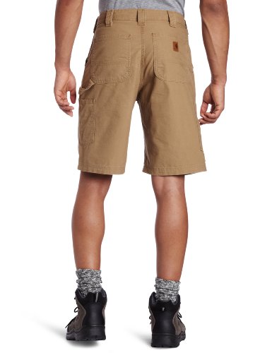 Carhartt Men's Canvas Work Short B147,Dark Khaki,36