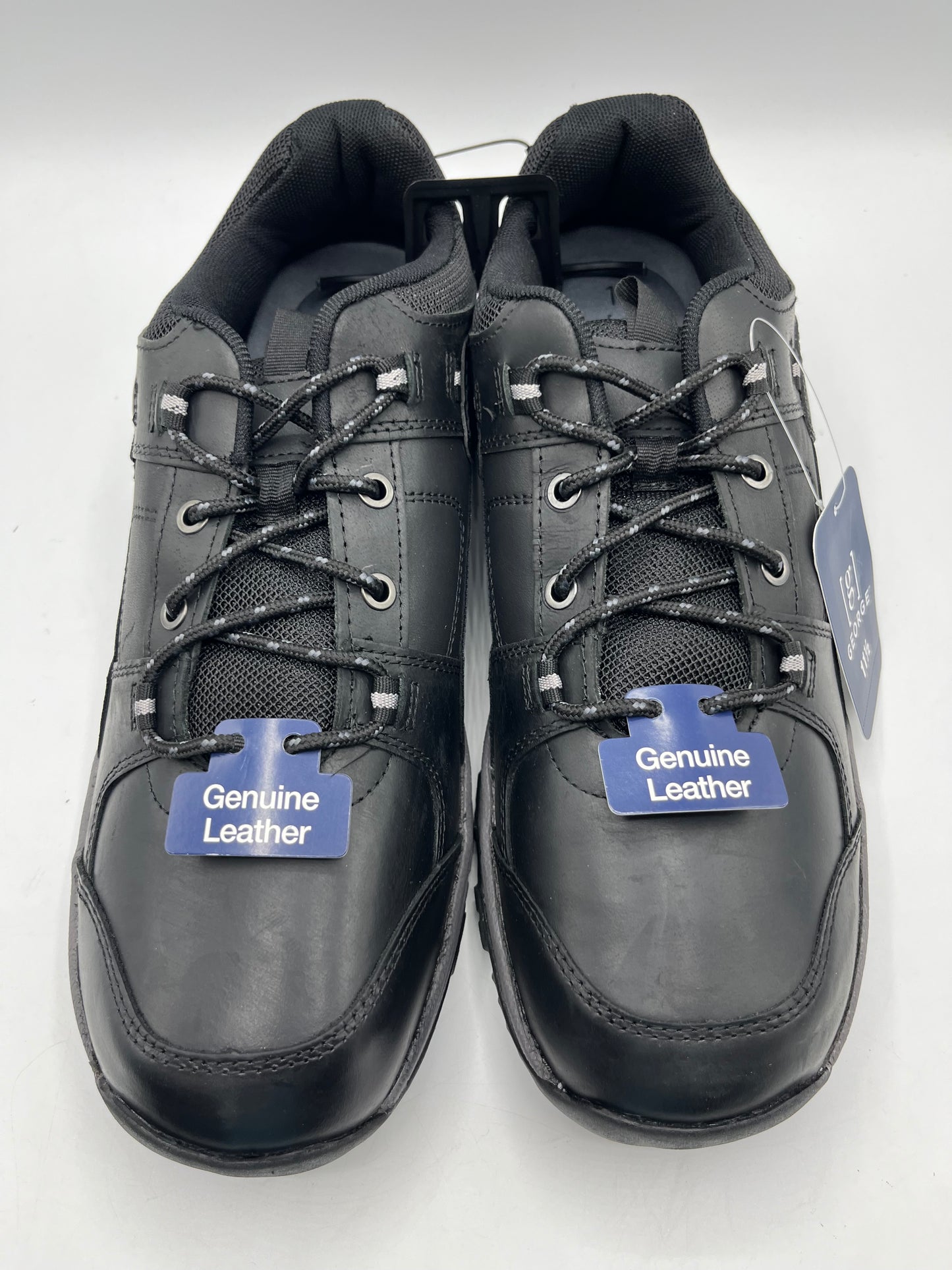 George hiking shoe black size 11 1/2 memory foam, Ginuwine leather