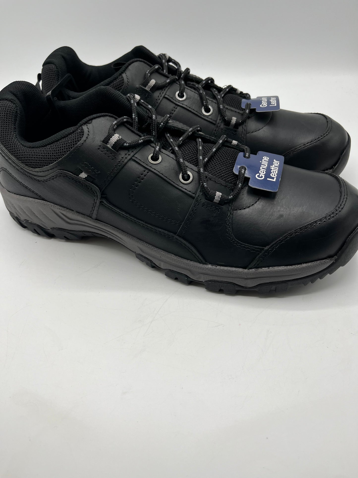 George hiking shoe black size 11 1/2 memory foam, Ginuwine leather