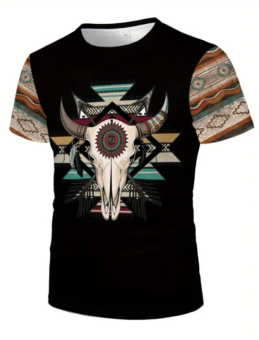 Aztec Western T-shirt size extra large, lightweight