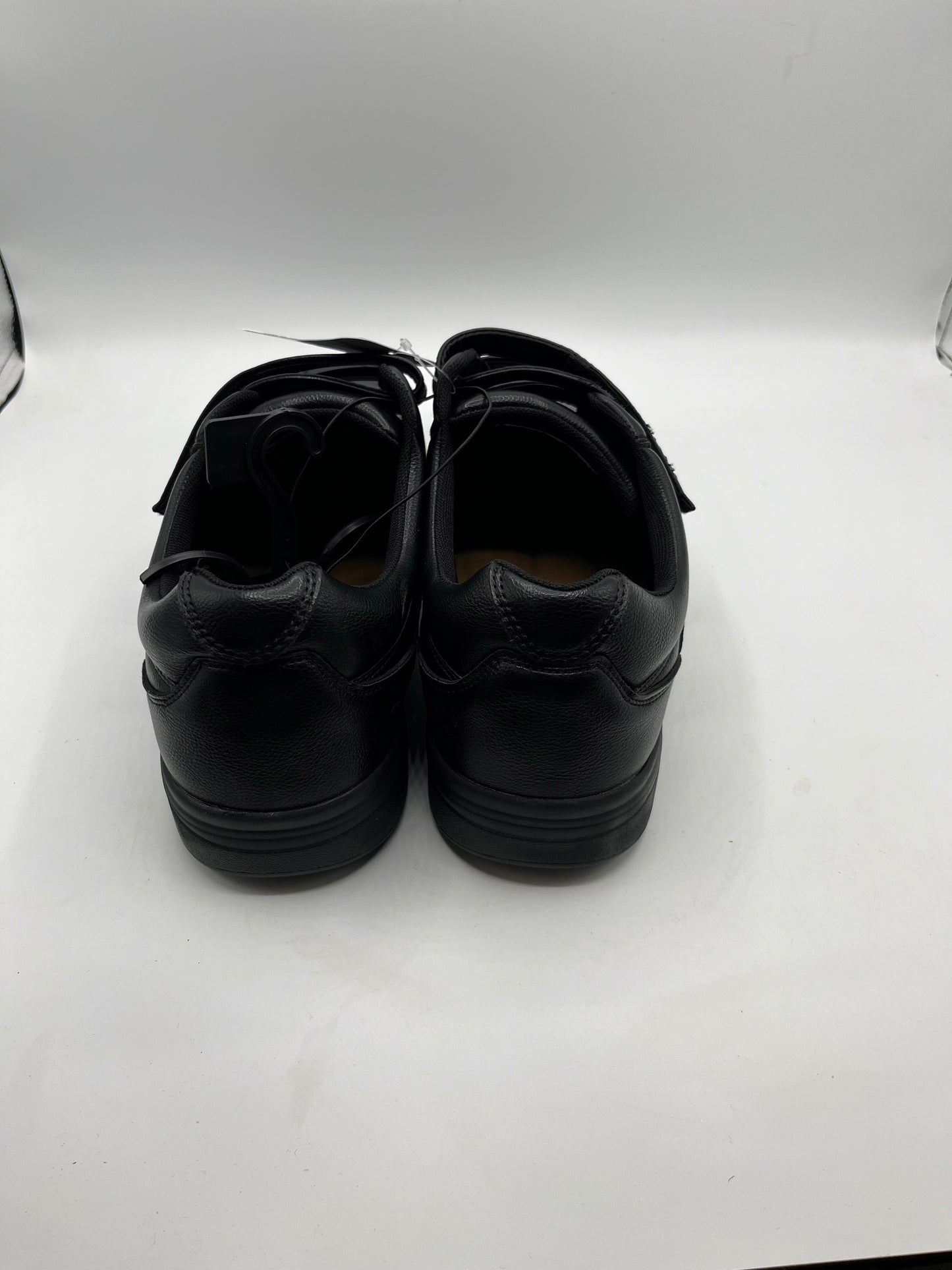 George casual black shoe size 13 wide strap opening