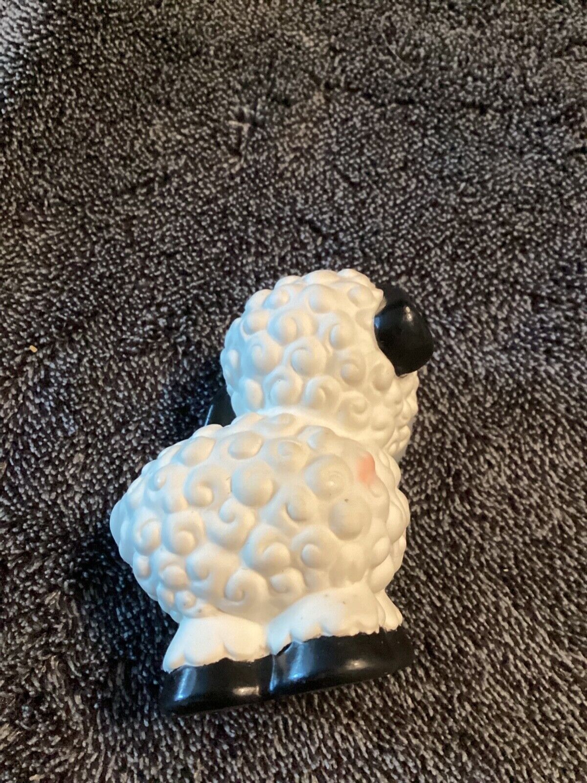 Vintage Fisher Price Little People 1997 White Sheep Farm Zoo Animal