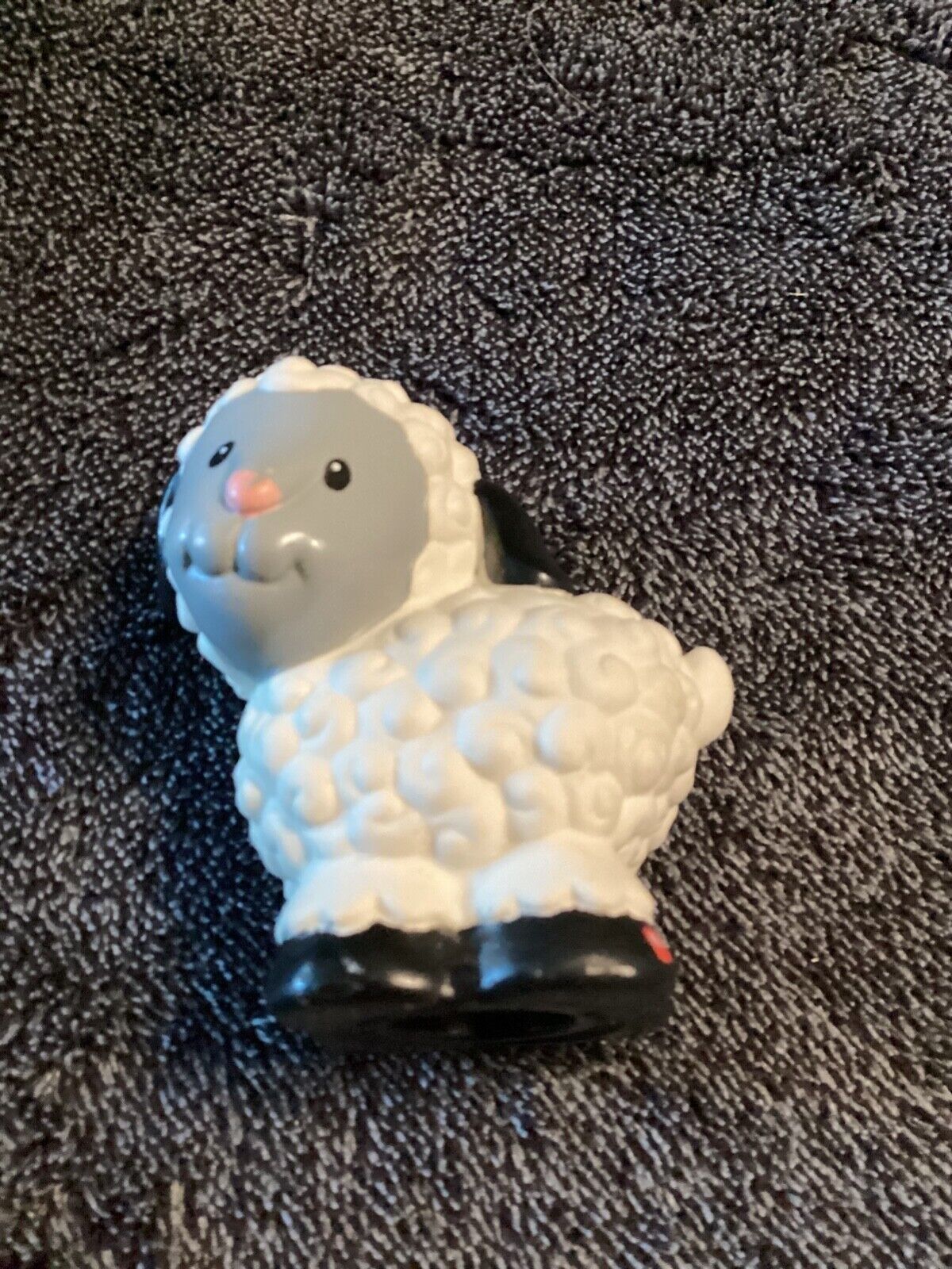 Vintage Fisher Price Little People 1997 White Sheep Farm Zoo Animal