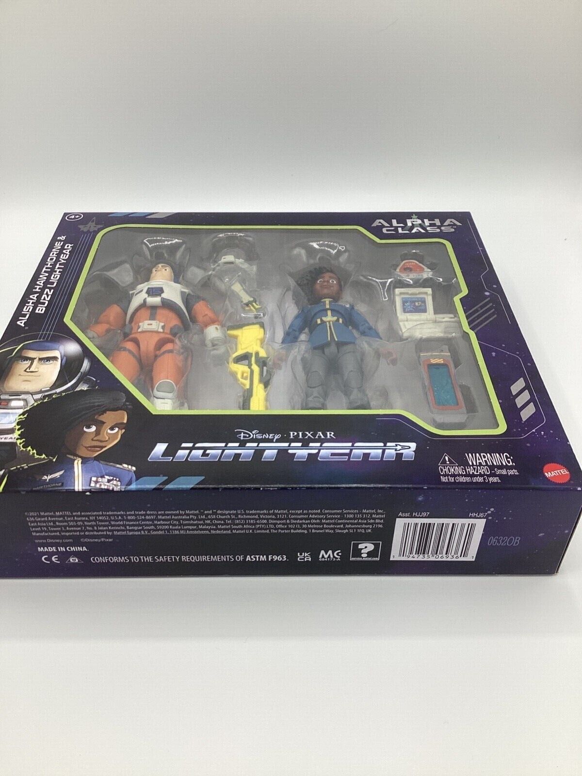 Disney Pixar Lightyear 2022 Alpha Class Buzz & Alisha Hawthorne 2 Pack Toys