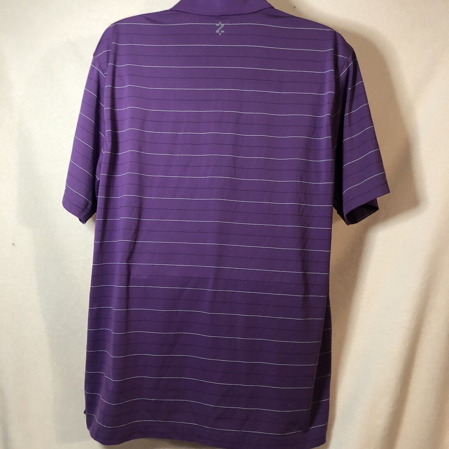 Izod ￼Extreme Men’s Performance Golf Polo Short Sleeve Shirt Sz XL Purple￼ stipe