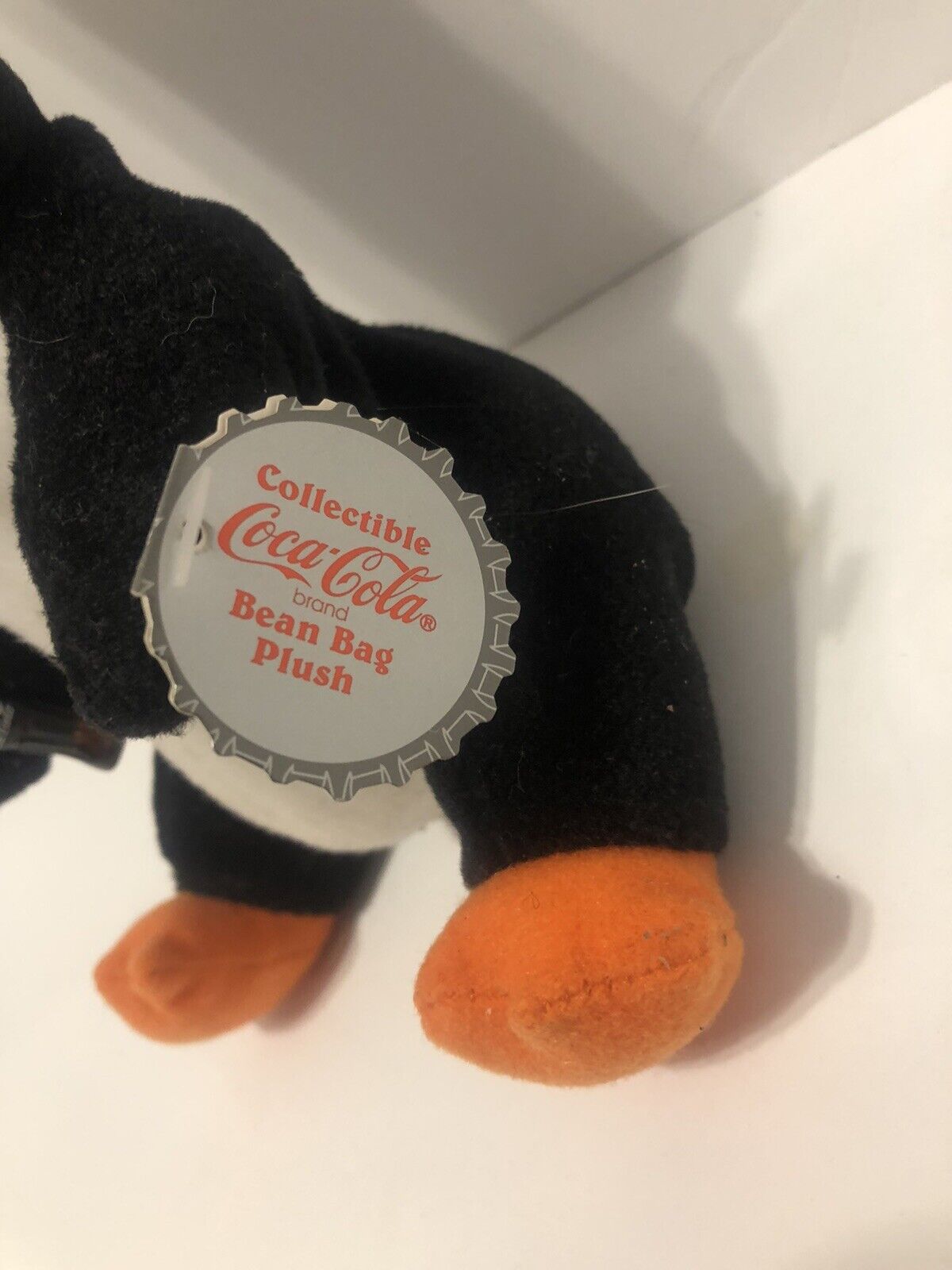 Coca-Cola Penquin in Chef's Hat Everyday Plush Bean Bag 1998  Vintage￼