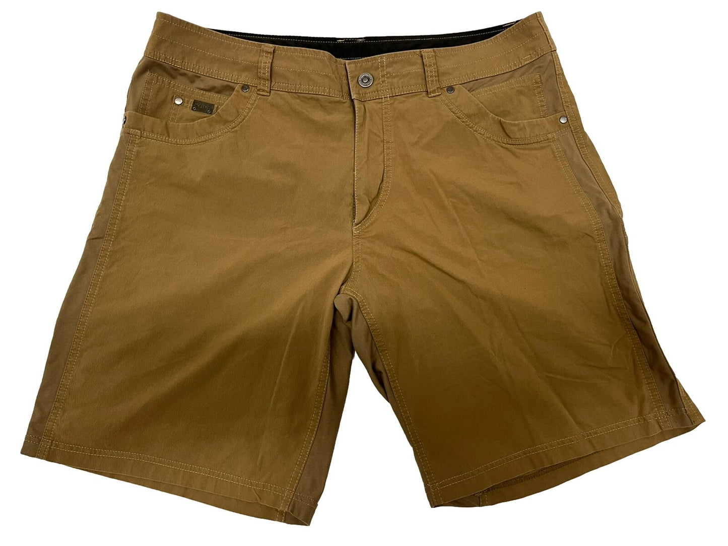 Kuhl Shorts Men's Shorts 38 Brown 10”Inseam Cargo Outdoor Hiking Workwear