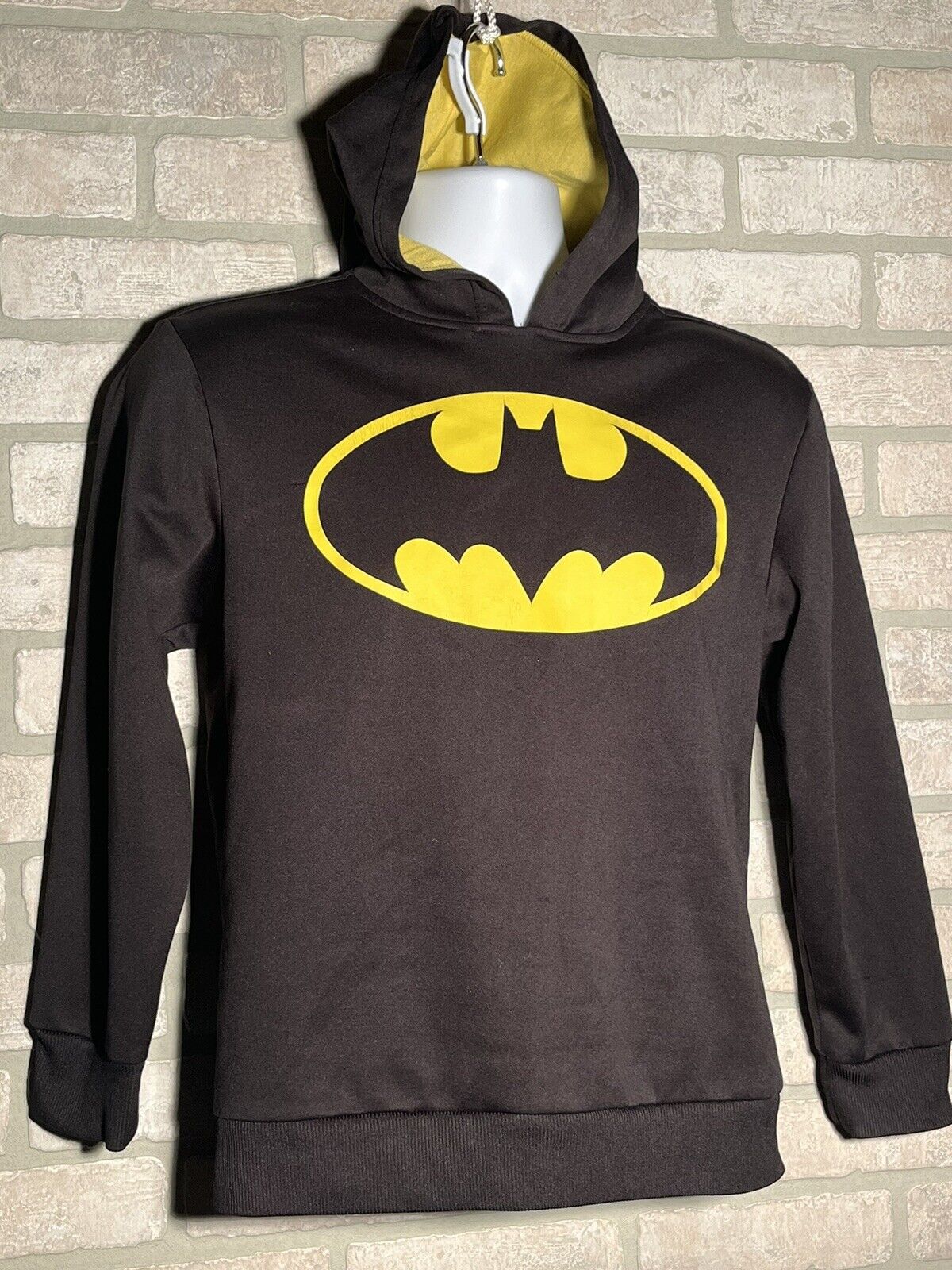 Batman Pullover Hoodie Size 14/16 Logo Symbol New Child Sweatshirt