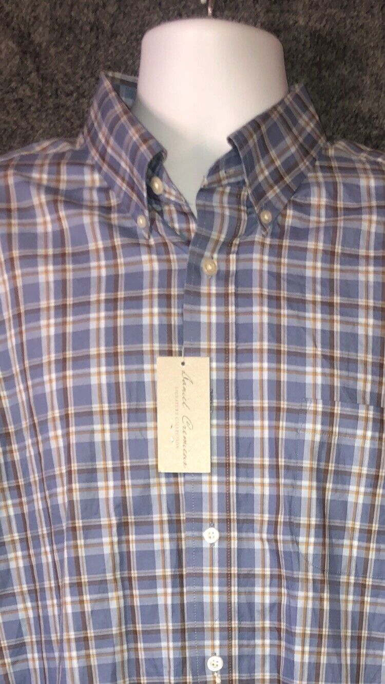 Daniel Cremieux Signature size XL Shirt plaid Long Sleeve button up