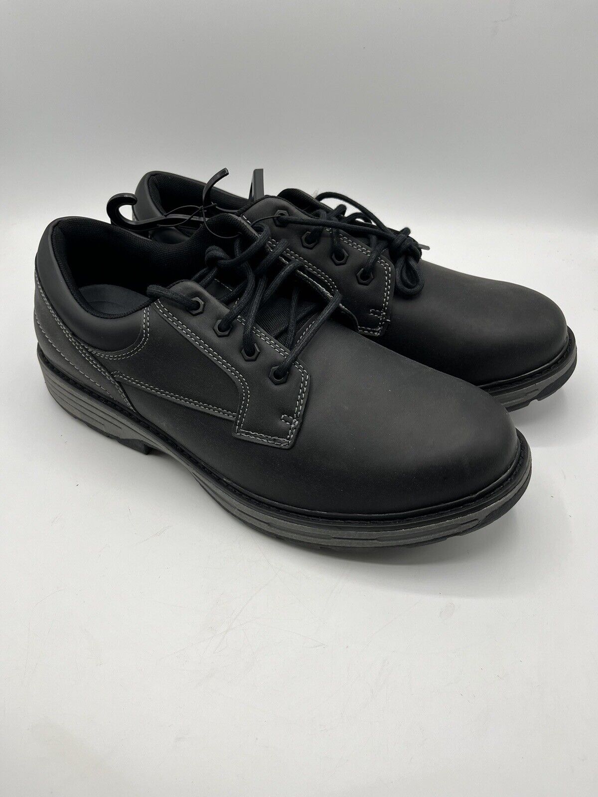 George Men's Size 13 Comfort Casual Shoes Memory Foam Black NWT