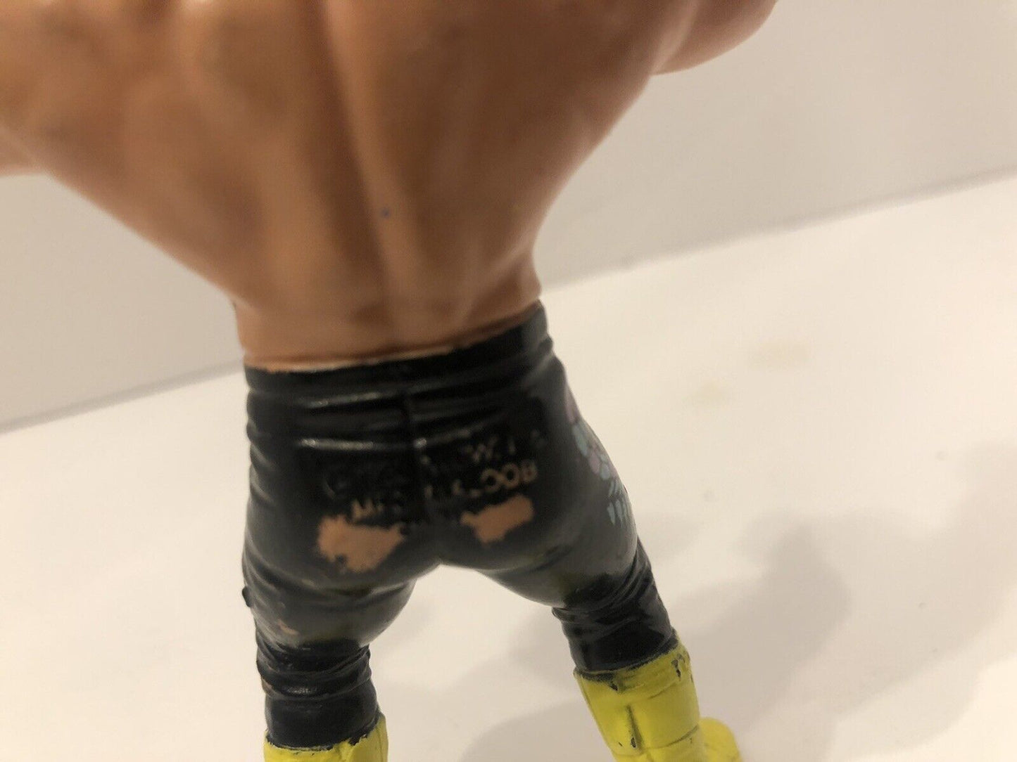 WCW Galoob Sting  Exclusive Black Pants wwf hasbro wwe orange Vintage Wrestling