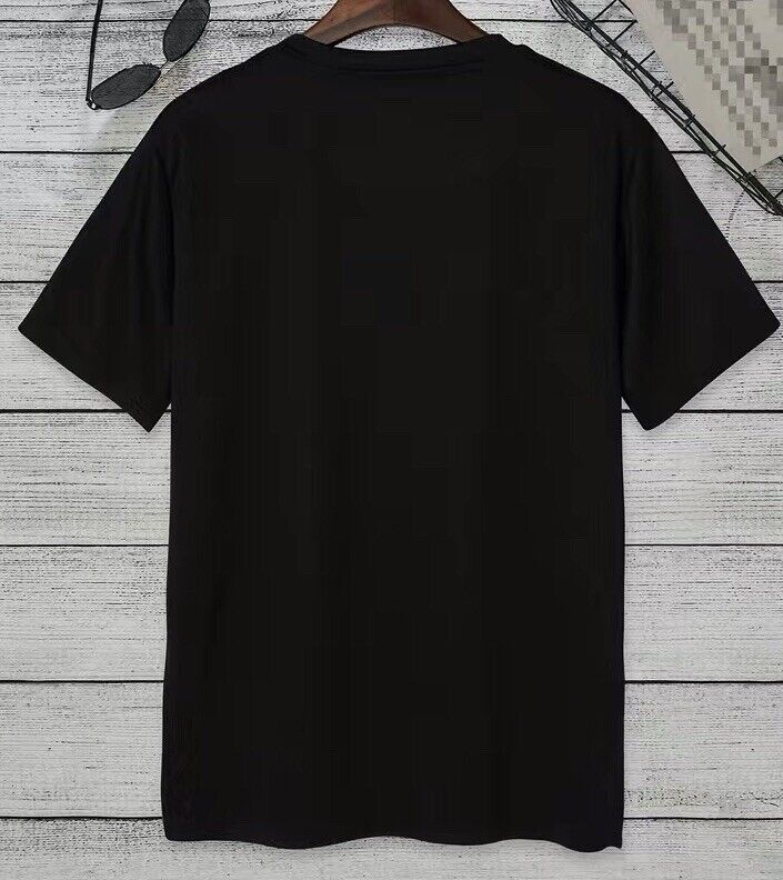 Men’s Graphic made in the USA logo size L Black New T-Shirt ￼Ship From USA