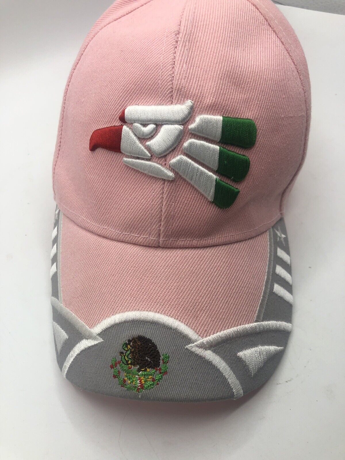 Mexico Aguila Original Colorway Strap Back Hat Pink Spanish ladies R Mexico￼