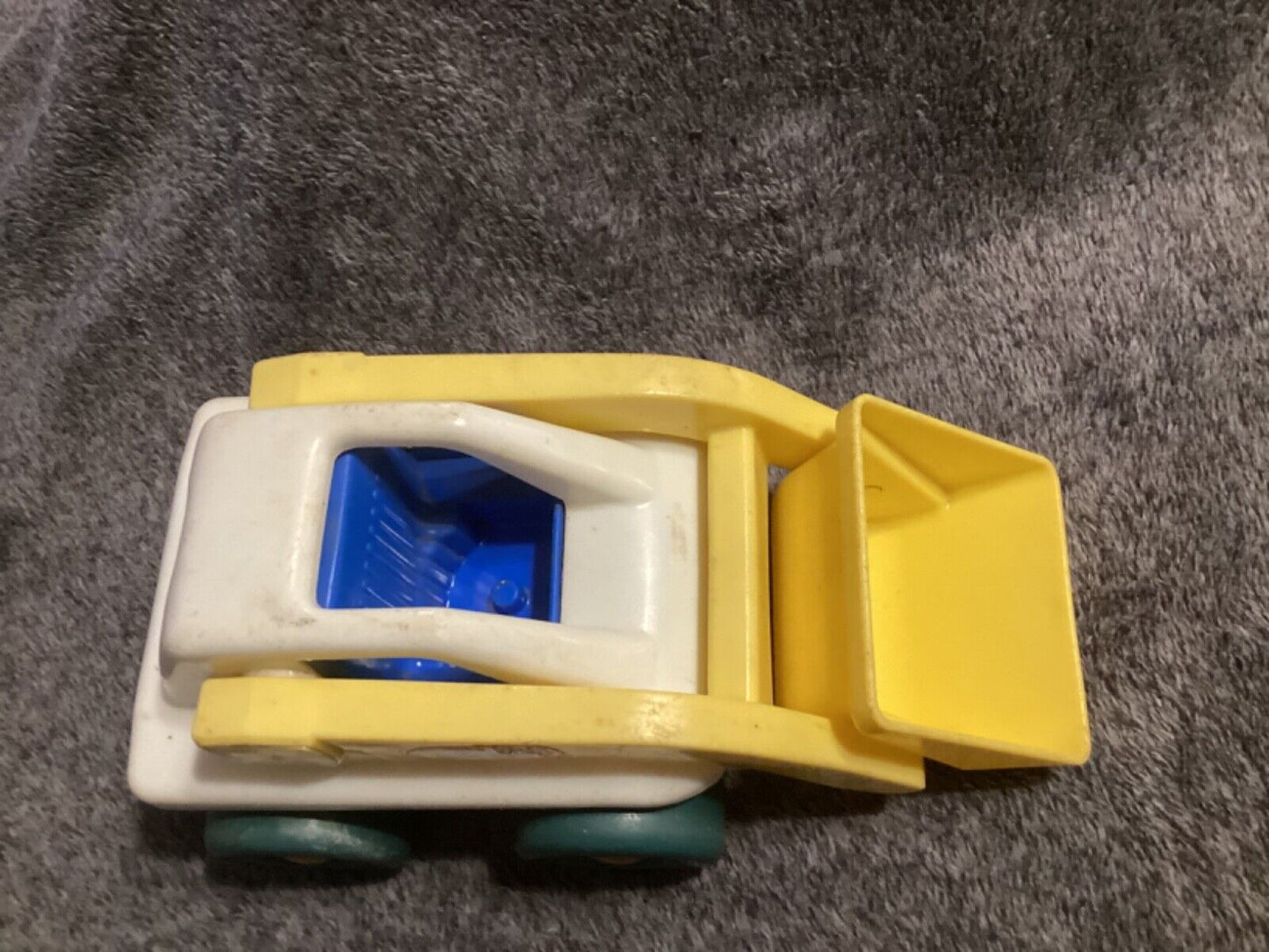 vintage little tikes front end loader construction truck toy Made In America