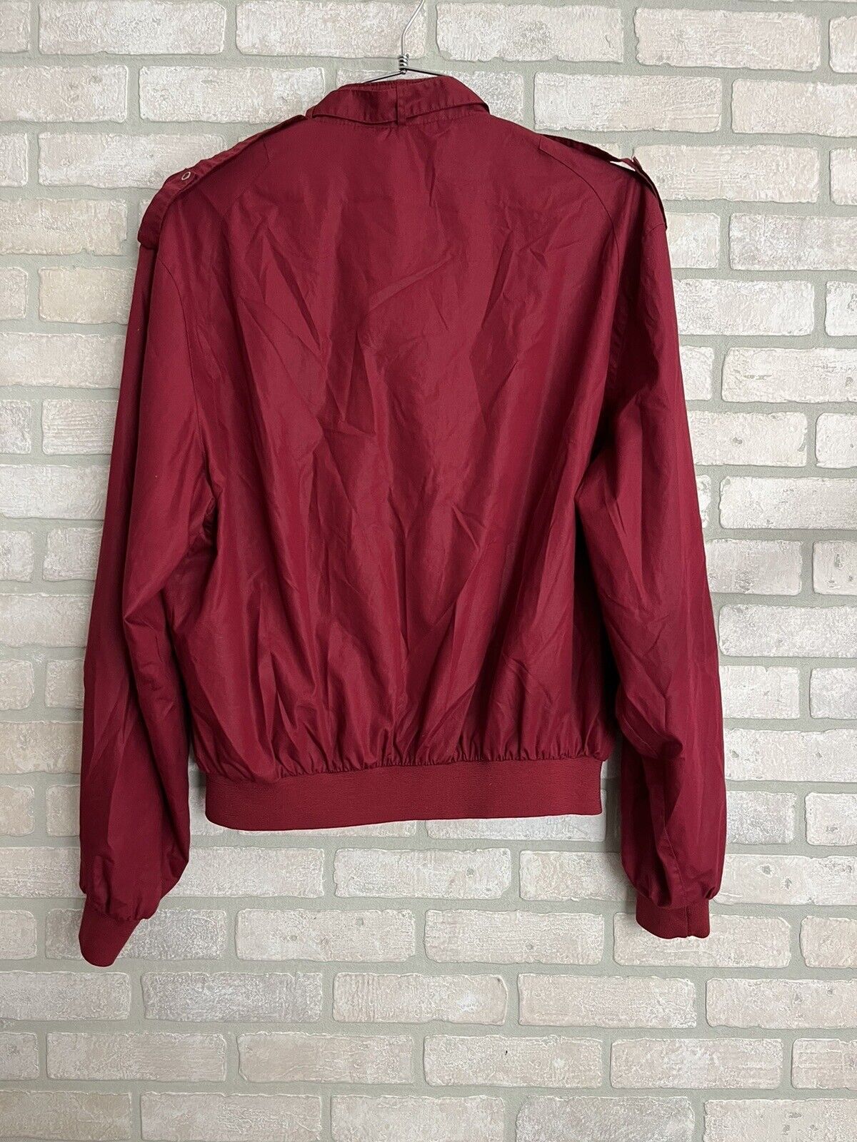 Vintage Members Only man burgundy Jacket size L