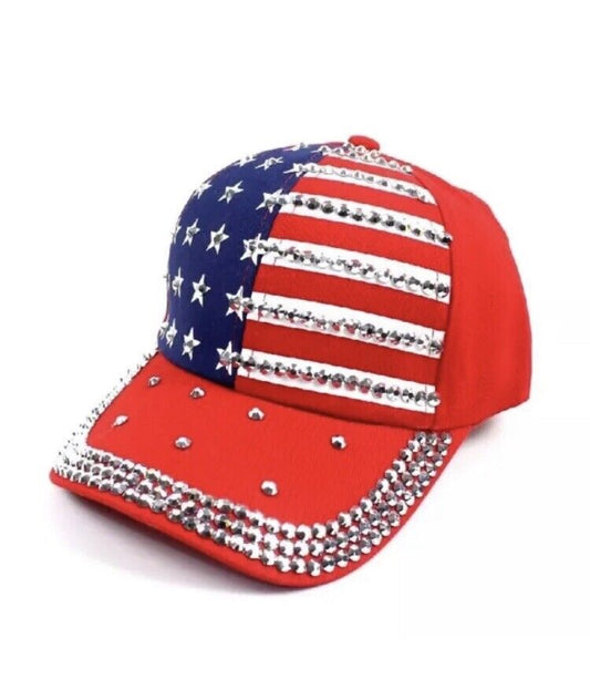 Trucker app American Flag Low Profile Baseball Cap US Flag Hat Adjustable