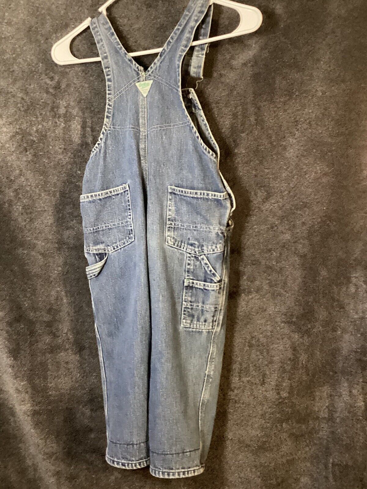 Vintage Osh Kosh B' Gosh Blue Denim Vestbak Overalls USA 4T