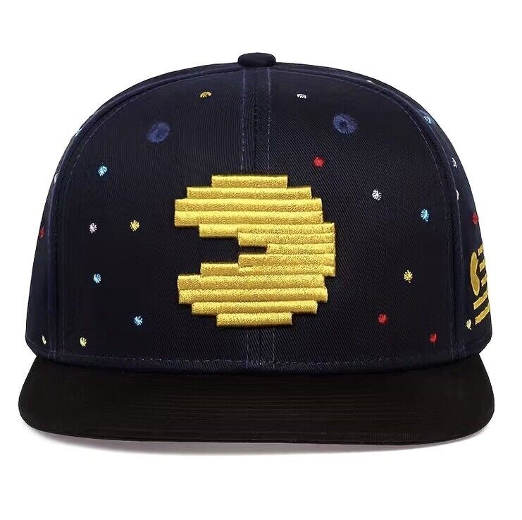 PAC-MAN Baseball Snapback Outdoor Cap Hip Hop Hat Adult Headwear New ship US