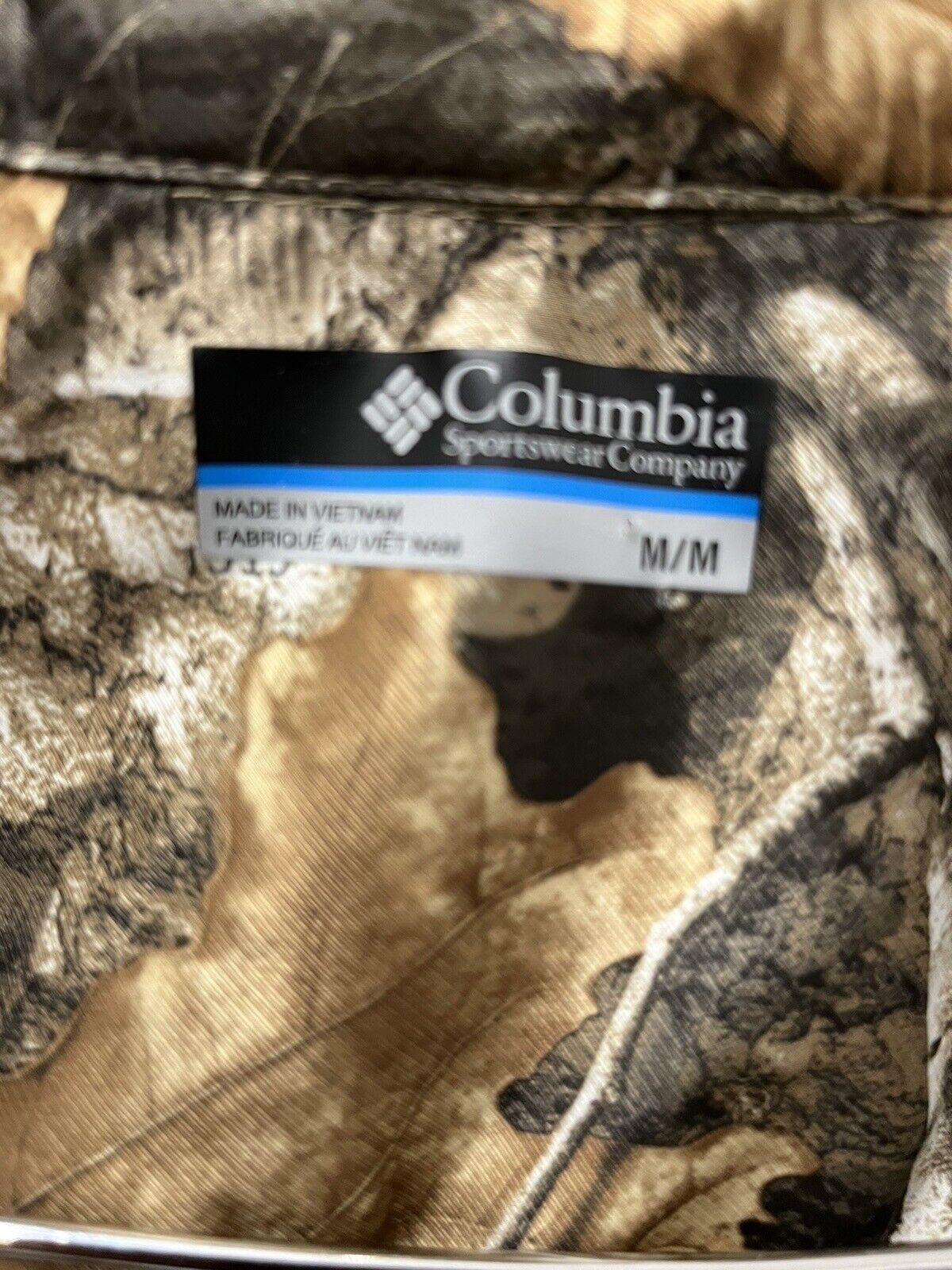 Columbia Mens Shirt Size M PFG PHG Performance Hunting Camo Long Sleeve Button