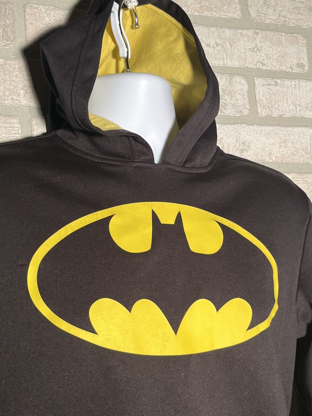 Batman Pullover Hoodie Size 14/16 Logo Symbol New Child Sweatshirt