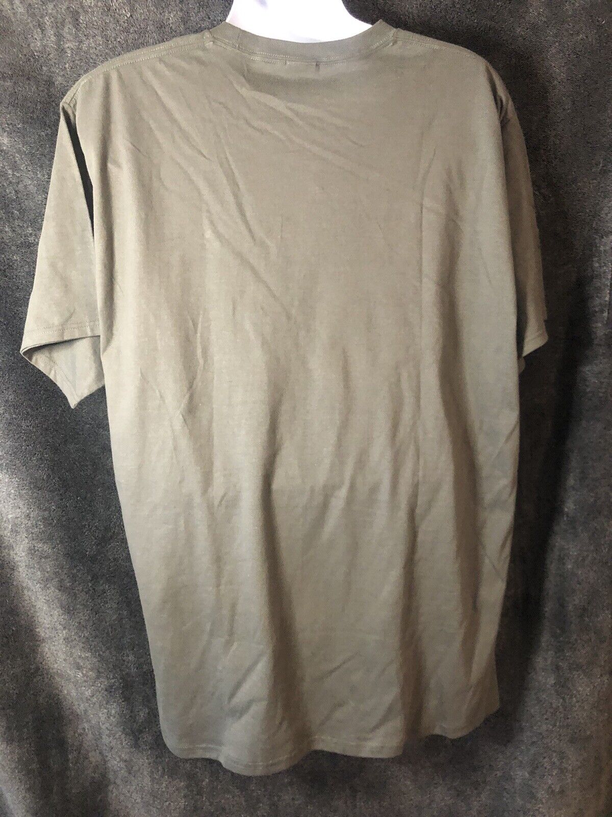 Port & Company Ring Spun Gray T-shirt with Super bear logo size 3XL/3TG/3EG