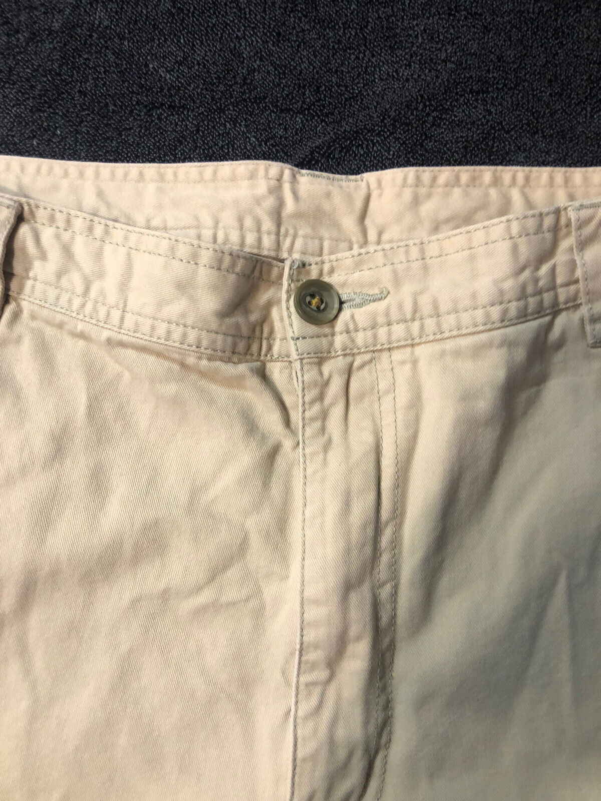 Columbia Shorts Mens 36 Beige Khaki Nylon Pockets Outdoor Hiking Fishing ￼Casual