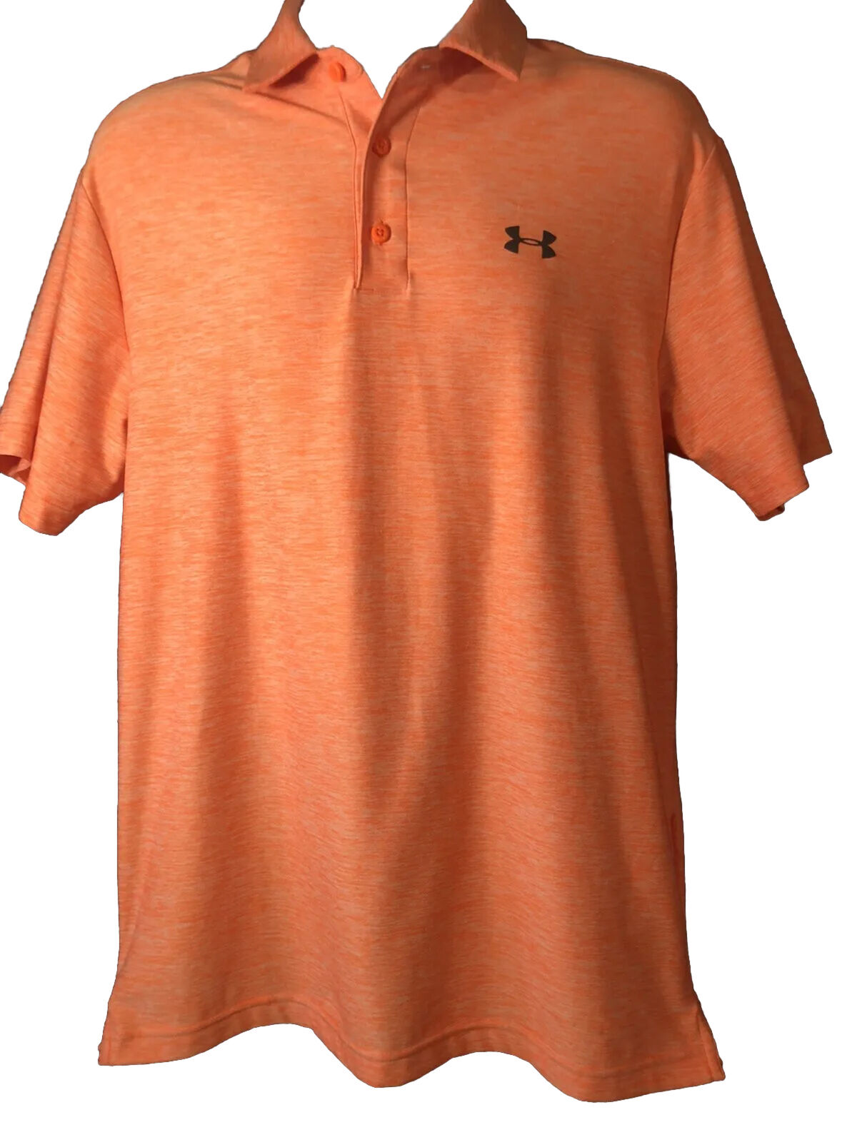 Under Armour Men's Polo Shirt Short Sleeve ￼ Orange ￼Size MD/MM