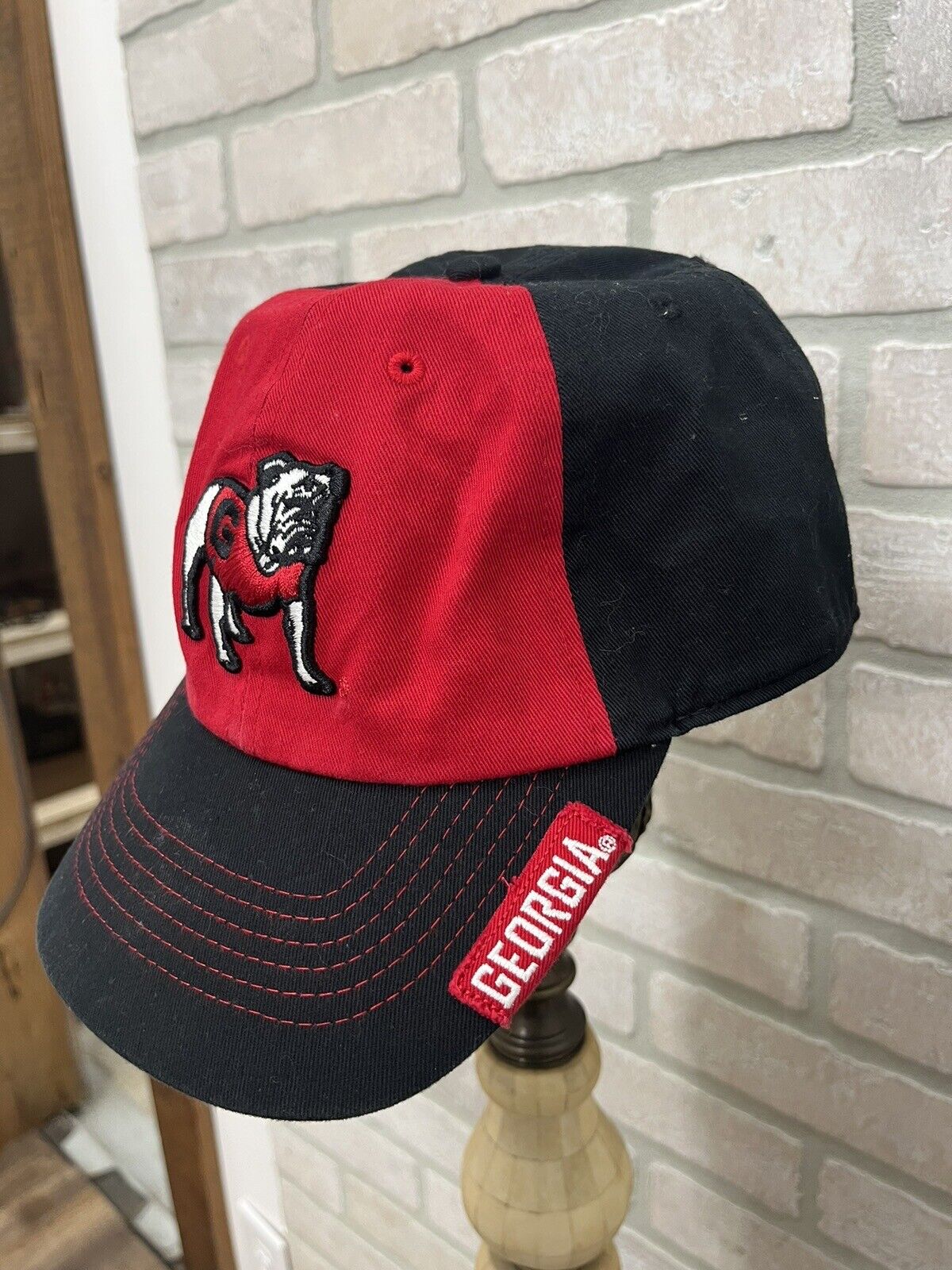 Georgia Bulldogs Cap Adjustable Hat Team Colors by Fan Favorite Red White Black