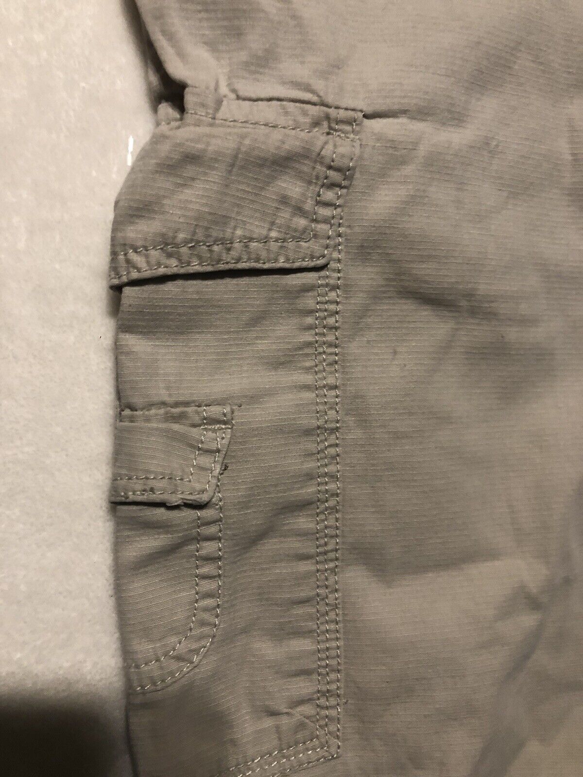 Beverly Hills Polo Club Cargo Shorts Mens 32 Color Khaki 100%Cotton RN 59782