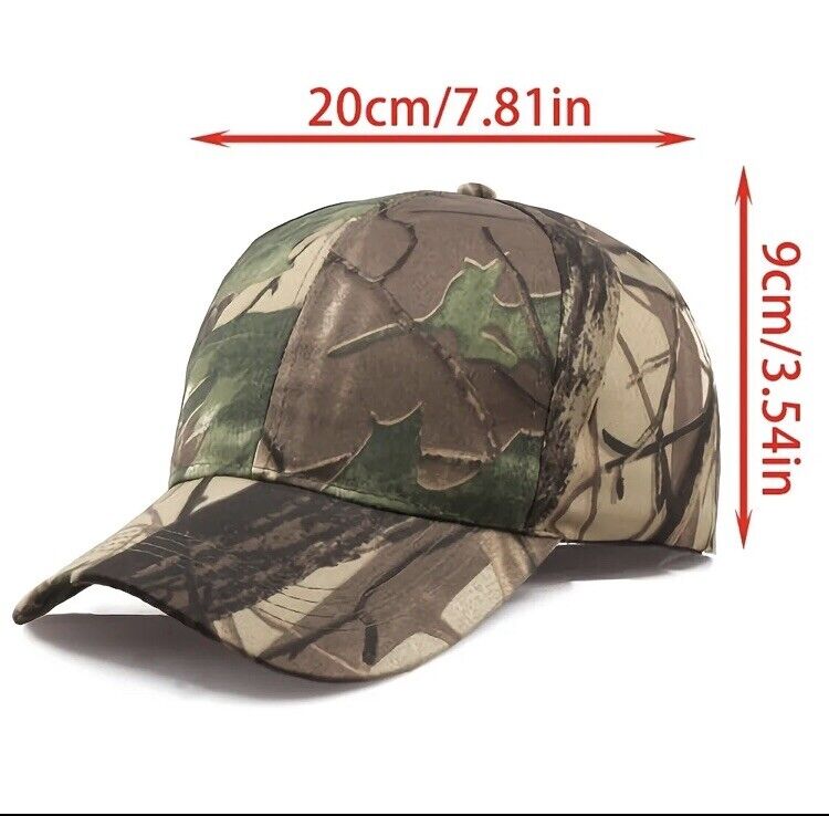 Mens Baseball Golf Hats Cap Jungle Leaves Camouflage Adjustable Sunhat ship USA