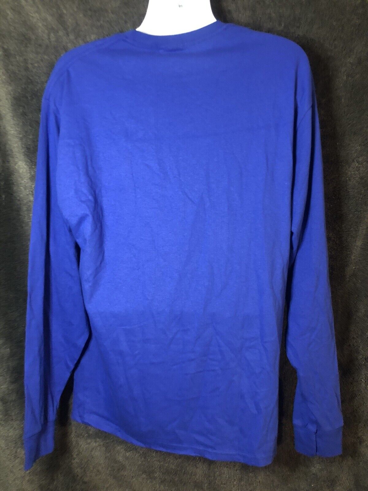 Hanes FreePort Bulldog XL/XL blue long Sleeve T-Shirt New