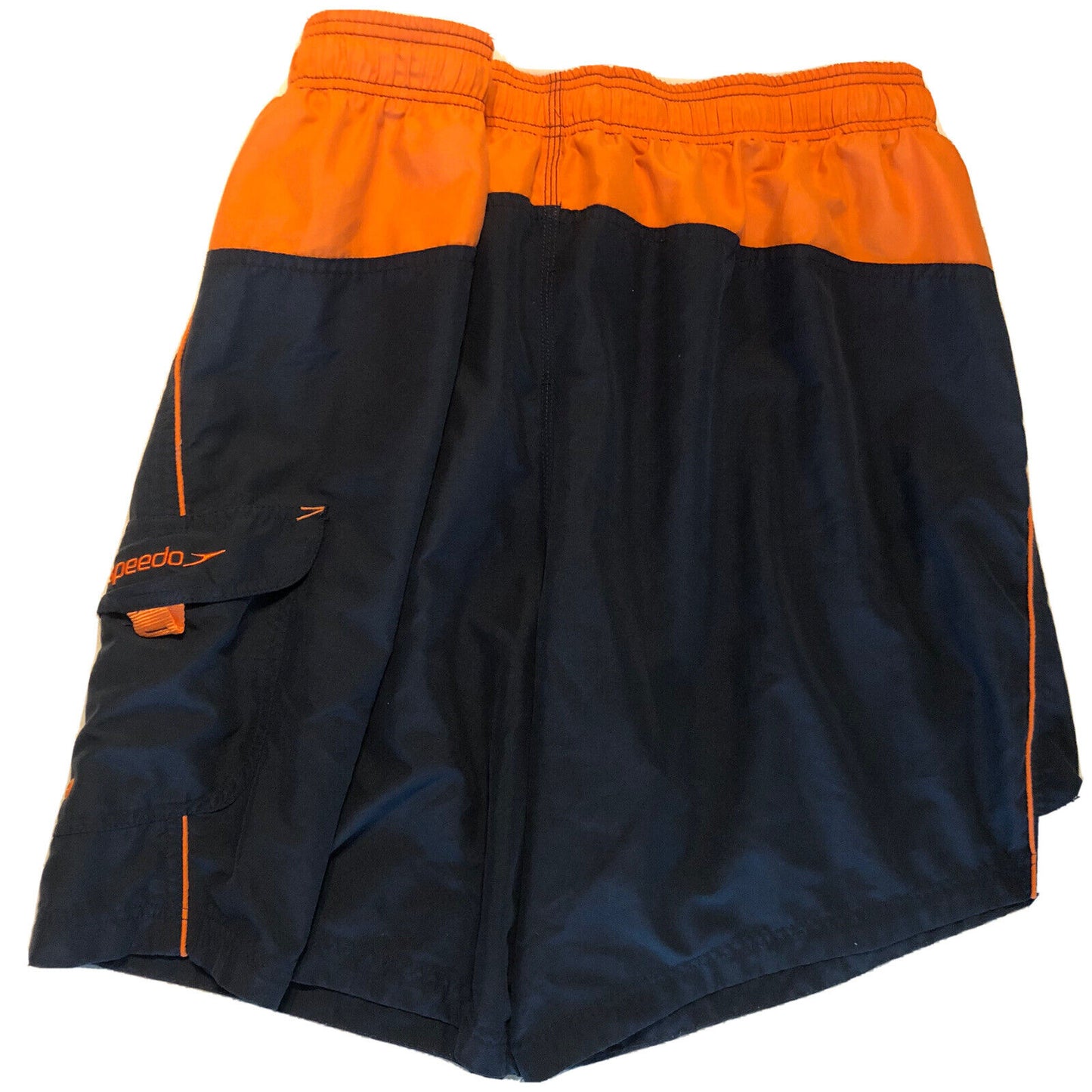 Speedo Men's Shorts Swim Trunks Blue and orange ￼Size XXL Drawstring￼