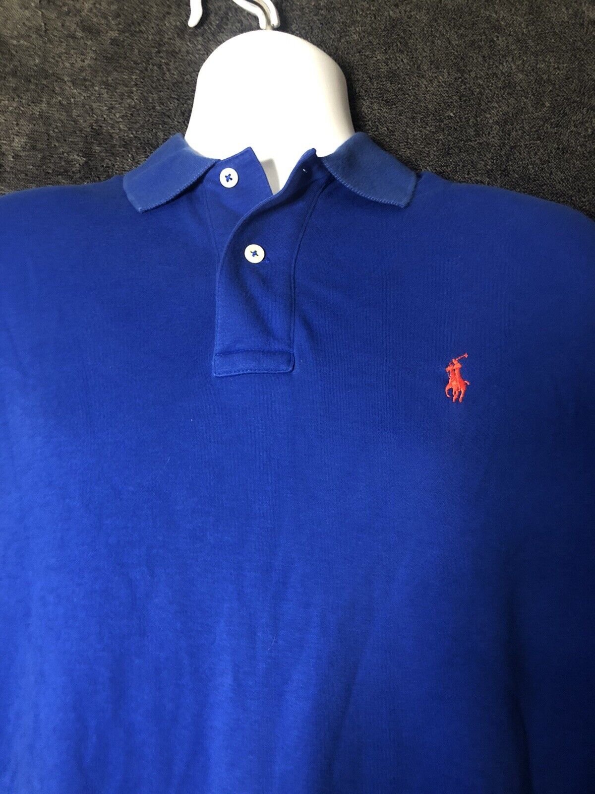 Polo Ralph Lauren mens M Polo shirt great condition short sleeve blue cotton