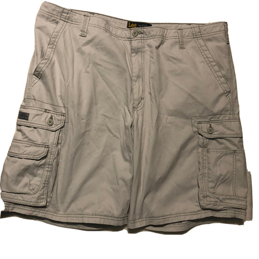 New Lee Men's Cargo Shorts Khaki Size 44  Hiking Fishing Outdoor