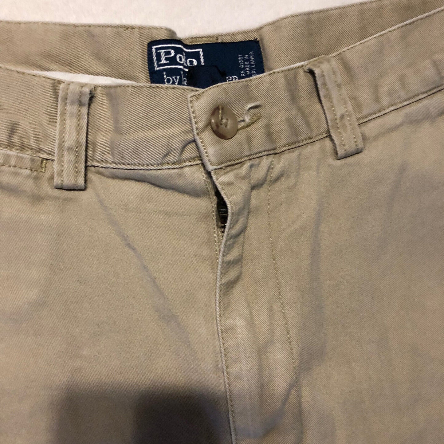 Ralph Lauren Shorts Mens 30 ￼￼ Beige ￼100% Cotton Pony Golf Casual Classic