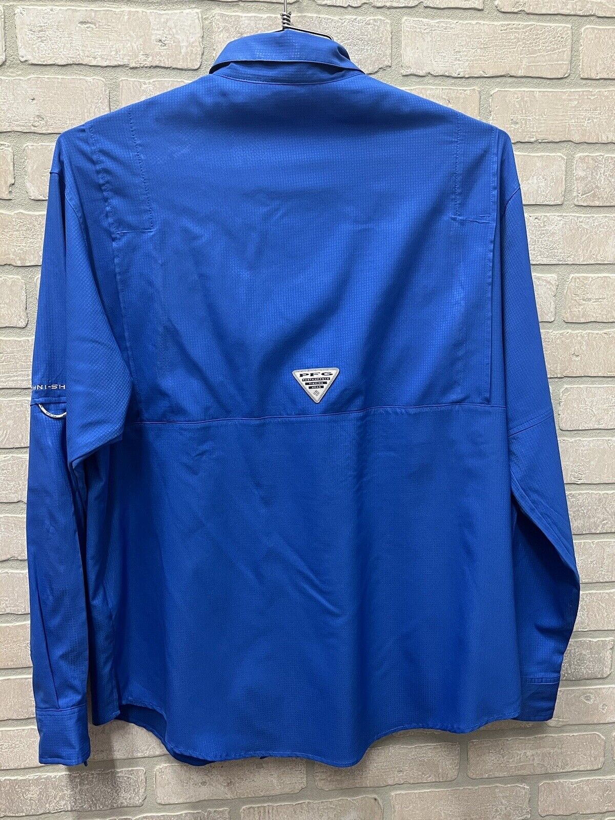 Columbia PFG Men's Long Sleeve Vented Fishing Shirt Size M/M Blue