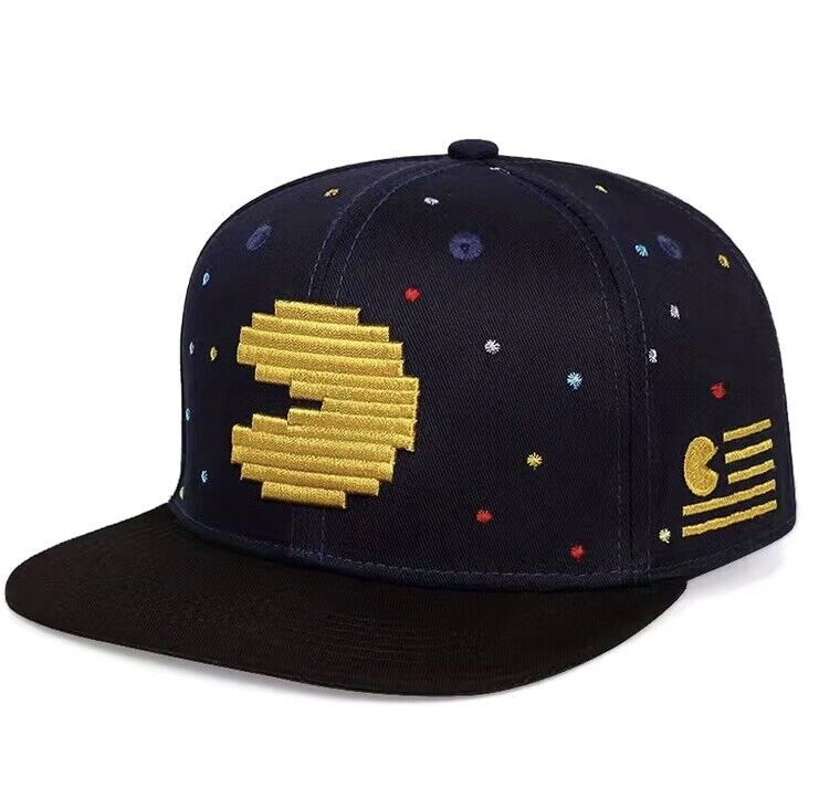 PAC-MAN Baseball Snapback Outdoor Cap Hip Hop Hat Adult Headwear New ship US