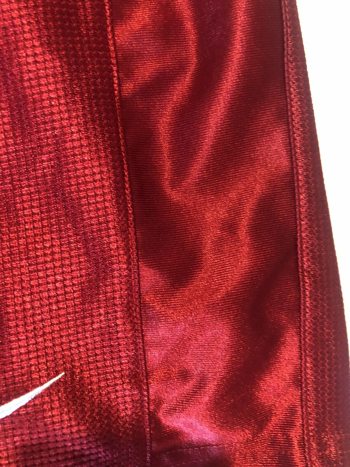 Nike Basketball Shorts Men large Red Activewear Embroidered Logo Pocket