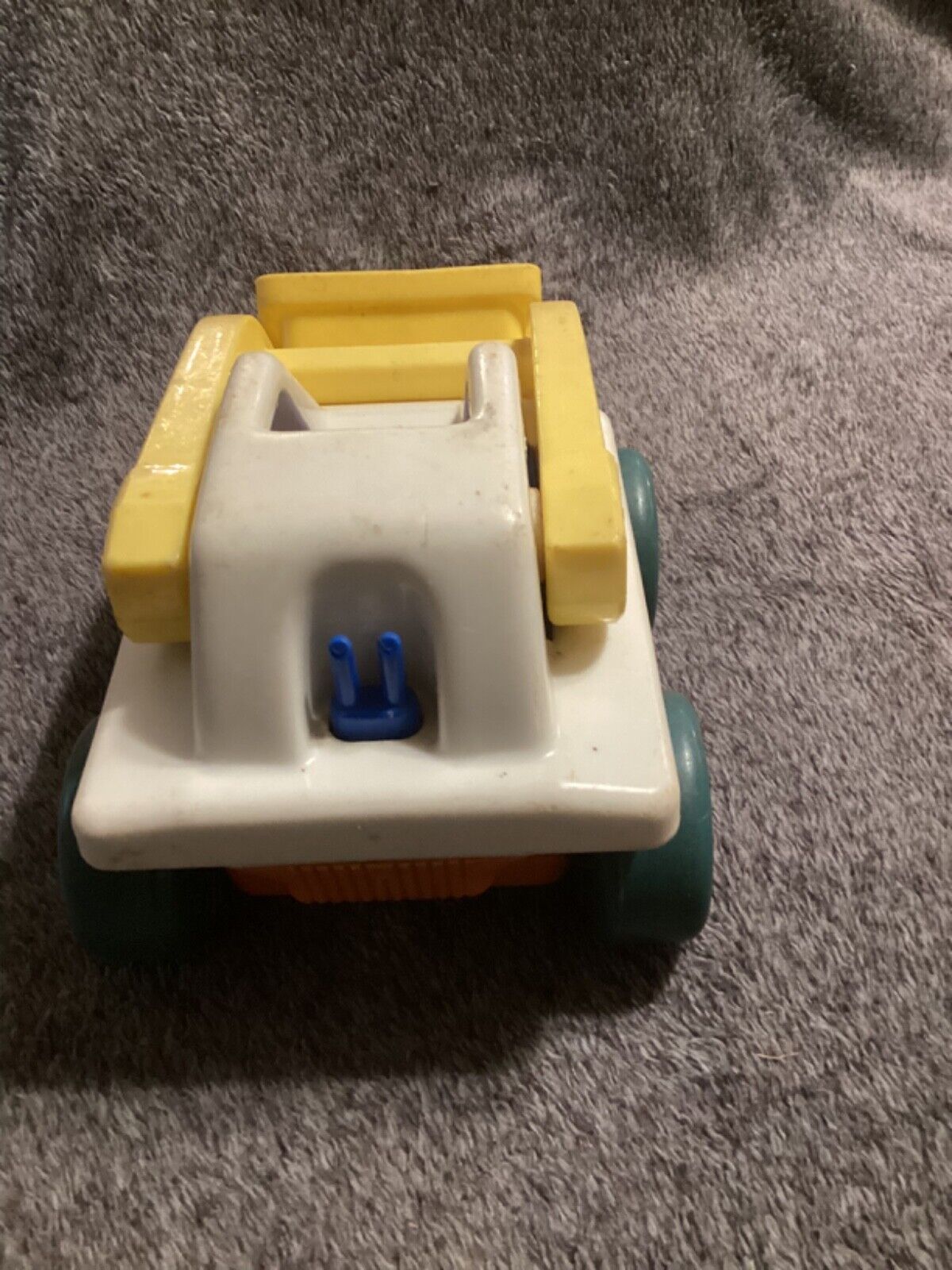 vintage little tikes front end loader construction truck toy Made In America