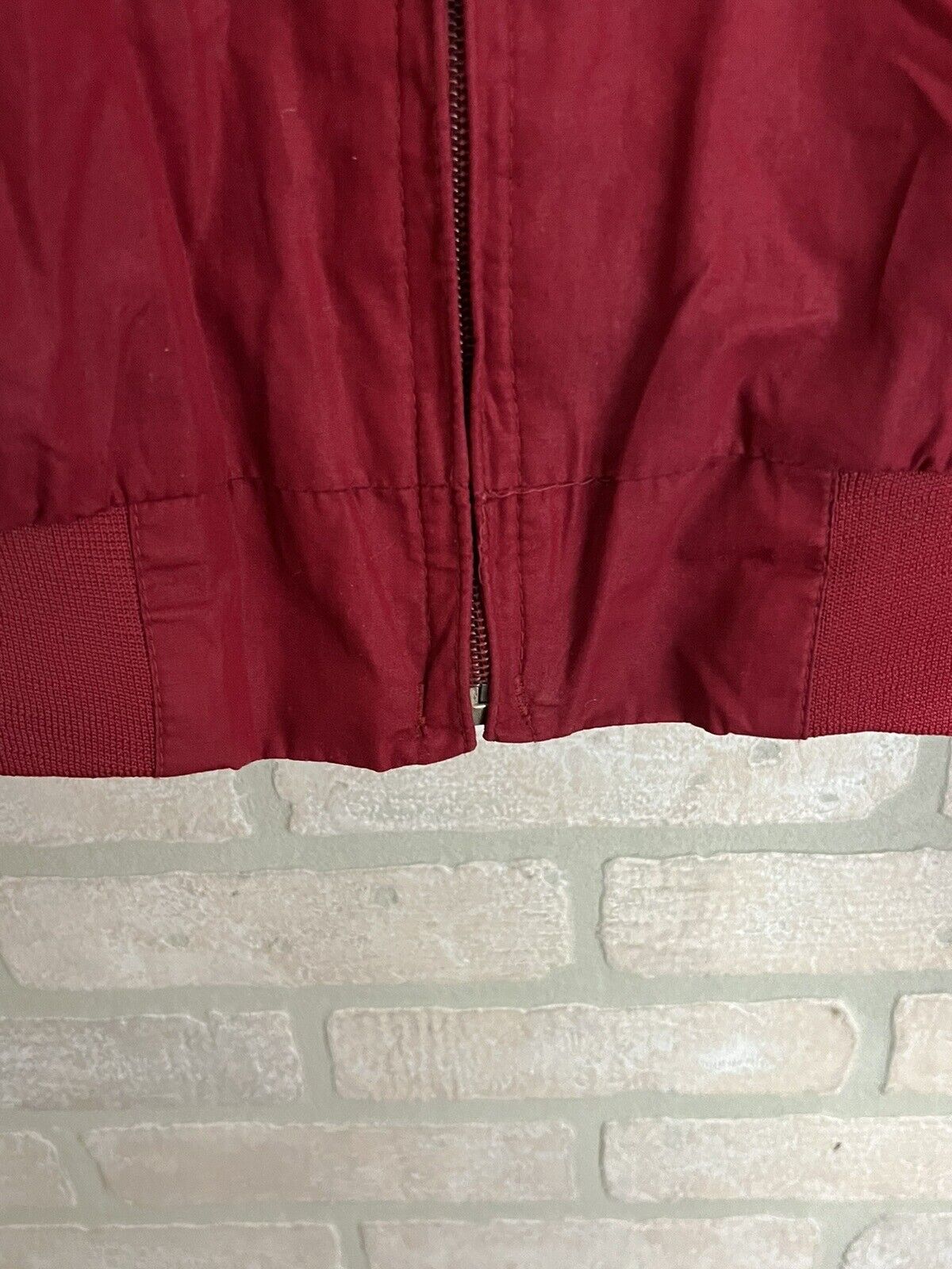 Vintage Members Only man burgundy Jacket size L