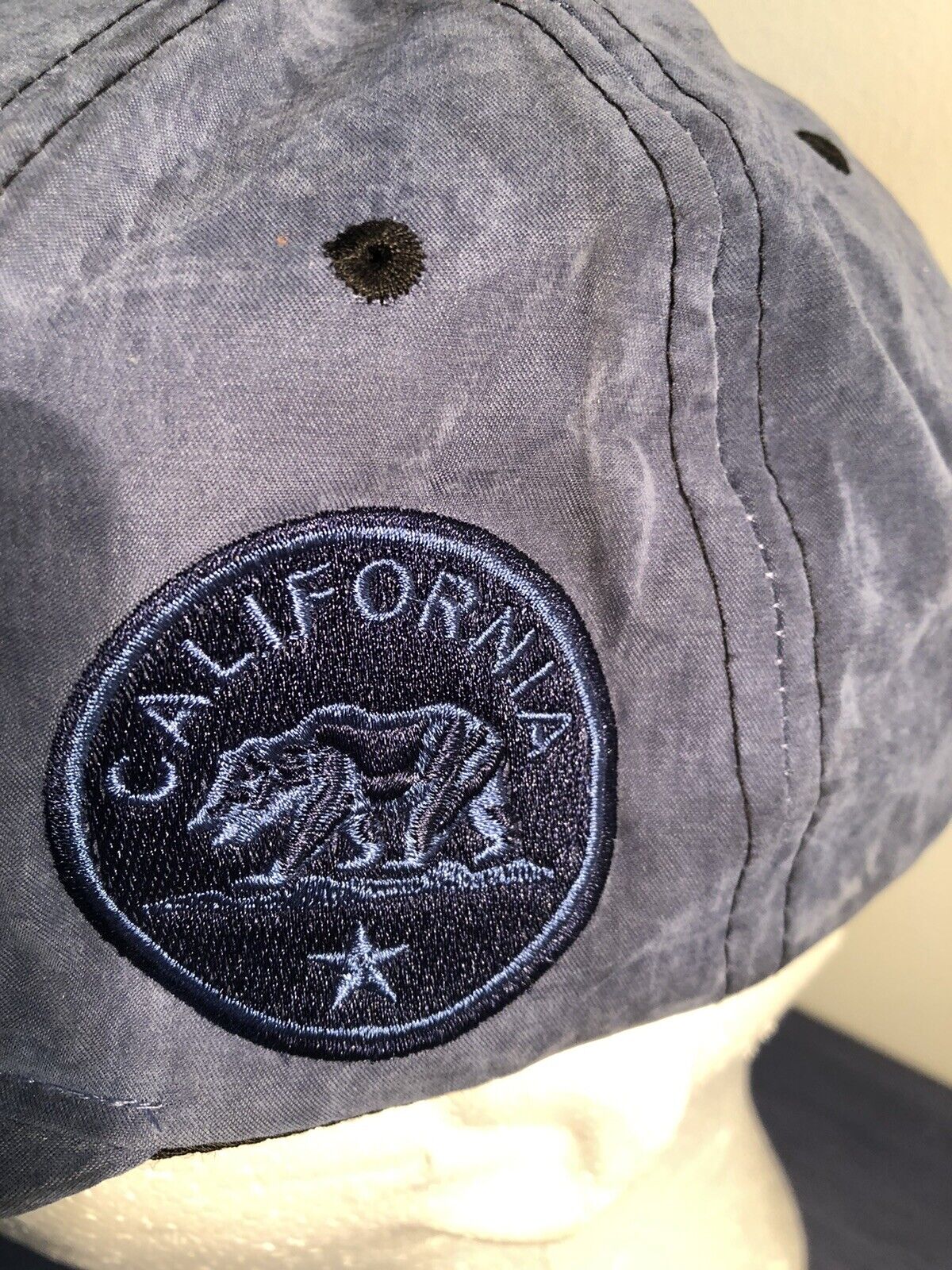 California Bear Logo Cap Hat Snapback Blue Truckers Hat Ball Cap