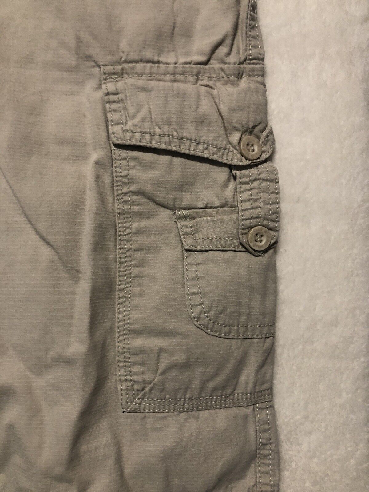 Beverly Hills Polo Club Cargo Shorts Mens 32 Color Khaki 100%Cotton RN 59782