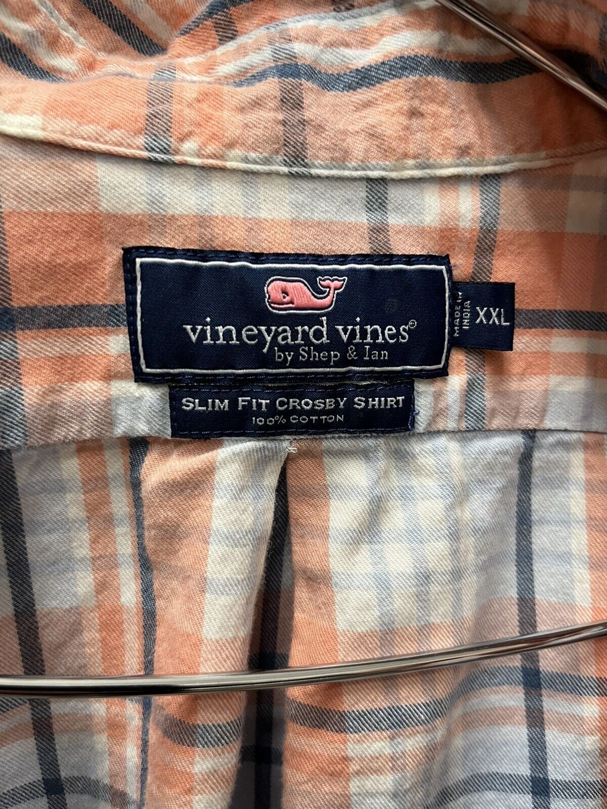 Vineyard Vines Shirt Men’s Size 2XL Slim Fit Crosby Long Sleeve Button Up Stripe