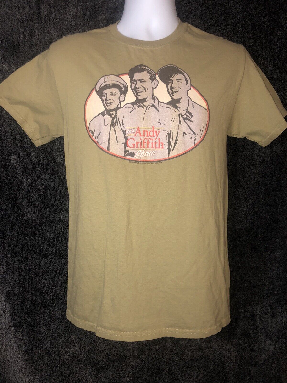 Andy griffin show small beige T-Shirt 2017 ￼MayBerry ￼Enterprise INC. TV