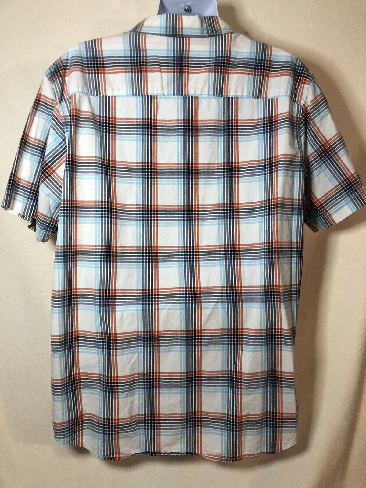 Columbia Button Up Shirt Adult XL Extra Large Multicolor ￼Plaid Short Sleeve Men