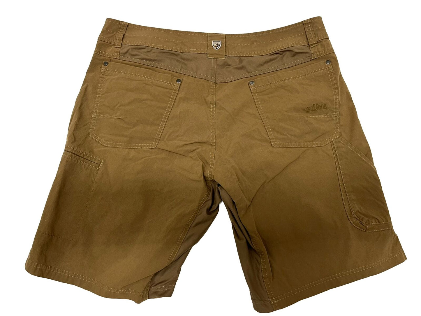 Kuhl Shorts Men's Shorts 38 Brown 10”Inseam Cargo Outdoor Hiking Workwear