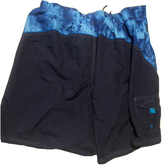 Joe Boxer Swim Trunks Size Men's XL Waist 40-42* Drawstring Fly Pocket Shorts